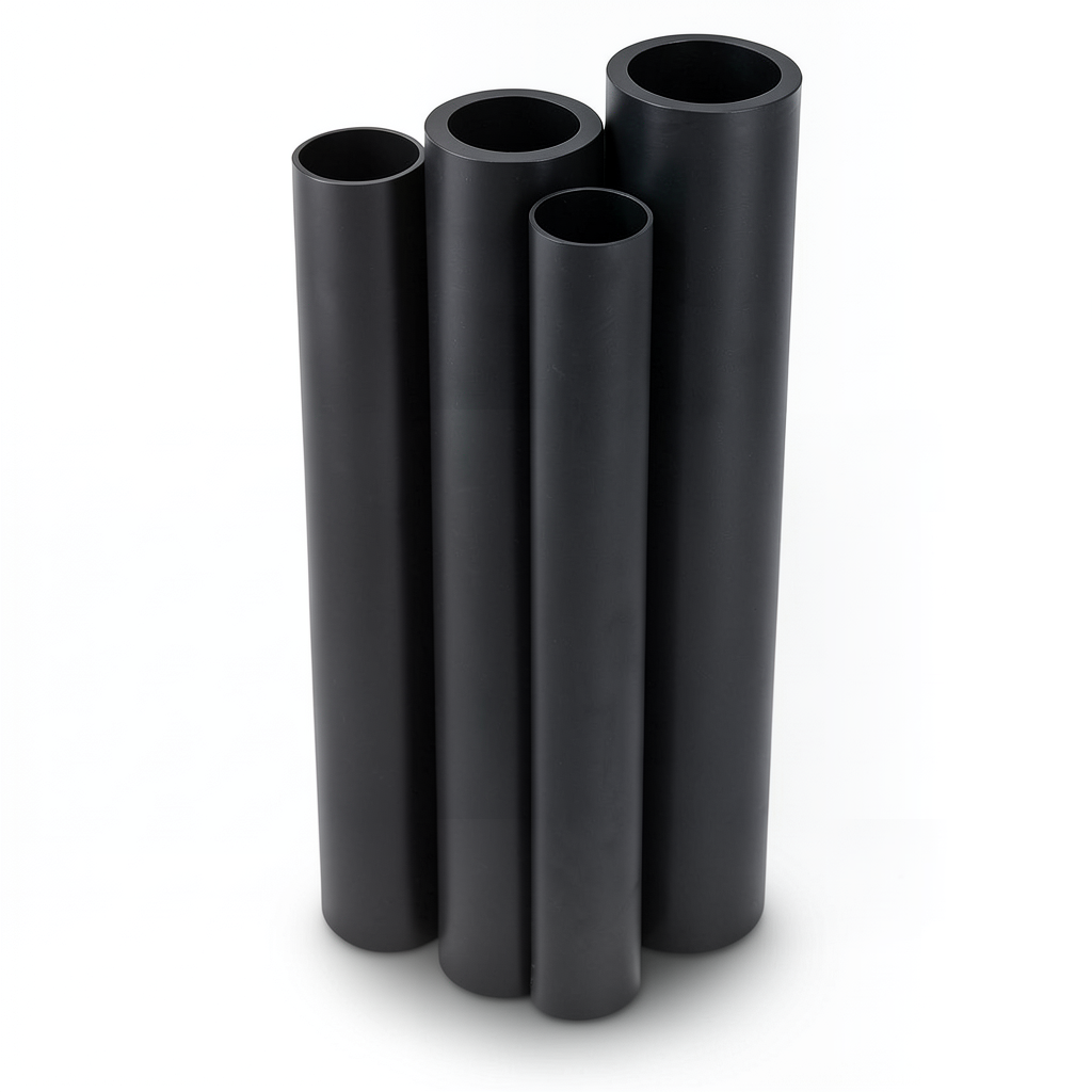 HDPE Pipes PE 100 Pressure 12.5 Bar Diameter 560 mm Thickness 41.2 mm Black