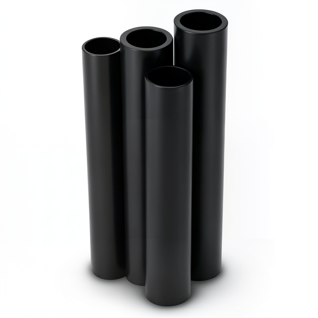 Al-Rajhi HDPE Pipes PE 100 Pressure 12.5 Bar Outer Diameter 630 mm Thickness 46.3 mm Black
