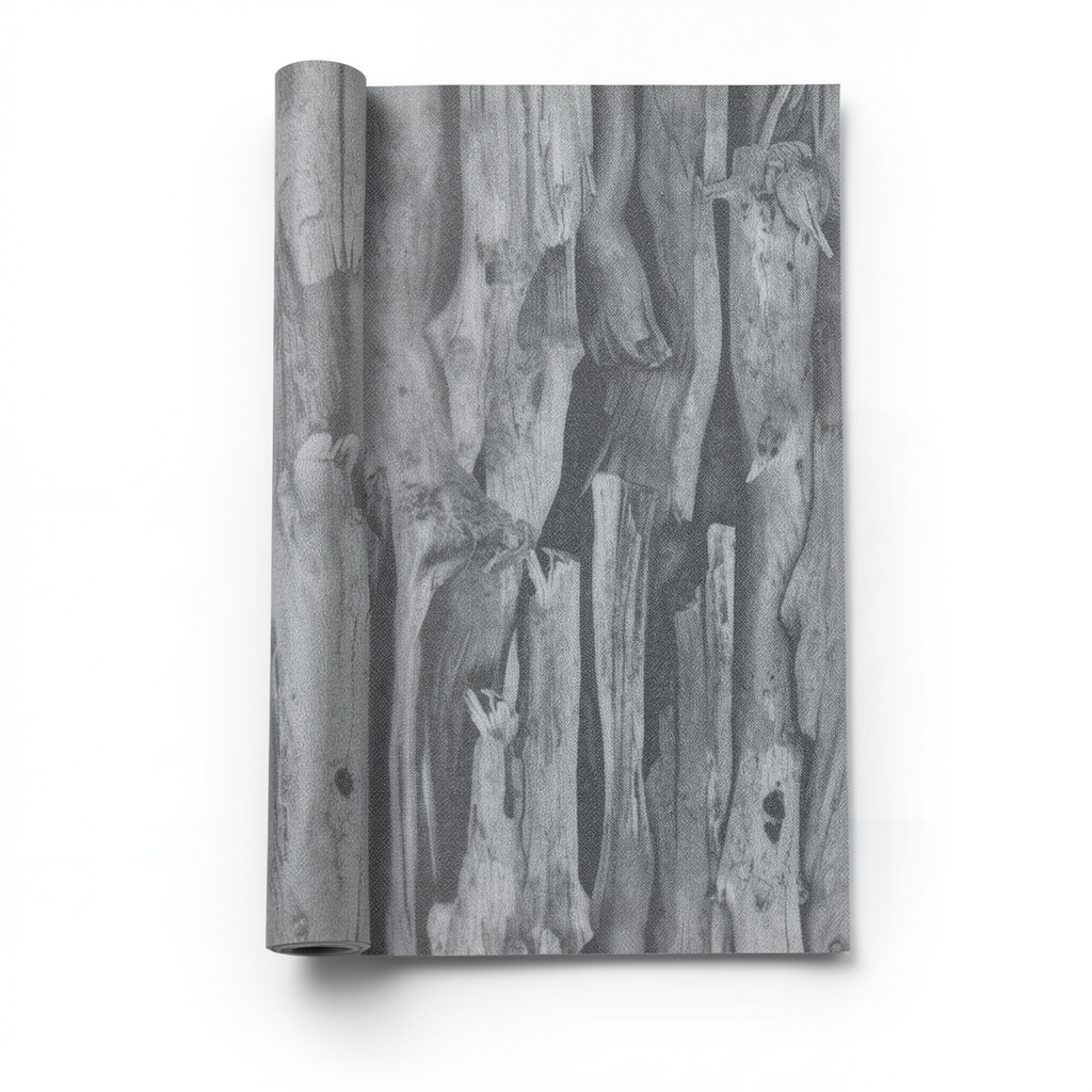 German Wall Covering Patterned Design 10m×0.53m, Gray, Model 473230