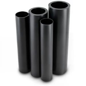 مواسير HDPE PE 100 ضغط 12.5 بار قطر خارجي 1000 مم سمك 72.5 مم لون أسود