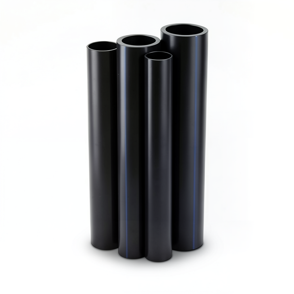 مواسير HDPE PE 100 ضغط 12.5 بار قطر 1400 مم سمك 102.9 مم لون أسود