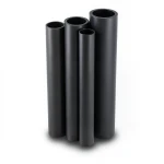 HDPE Pipes PE 100 Pressure 12.5 Bar Outer Diameter 1600 mm Thickness 117.6 mm Black