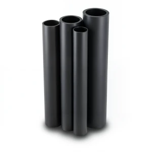 HDPE Pipes PE 100 Pressure 12.5 Bar Outer Diameter 1600 mm Thickness 117.6 mm Black