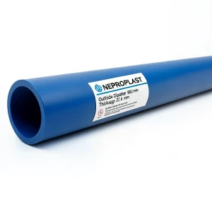 مواسير HDPE PE 100 ضغط 16 بار قطر خارجي 280 مم سمك 25.4 مم لون أزرق | نيبروبلاست