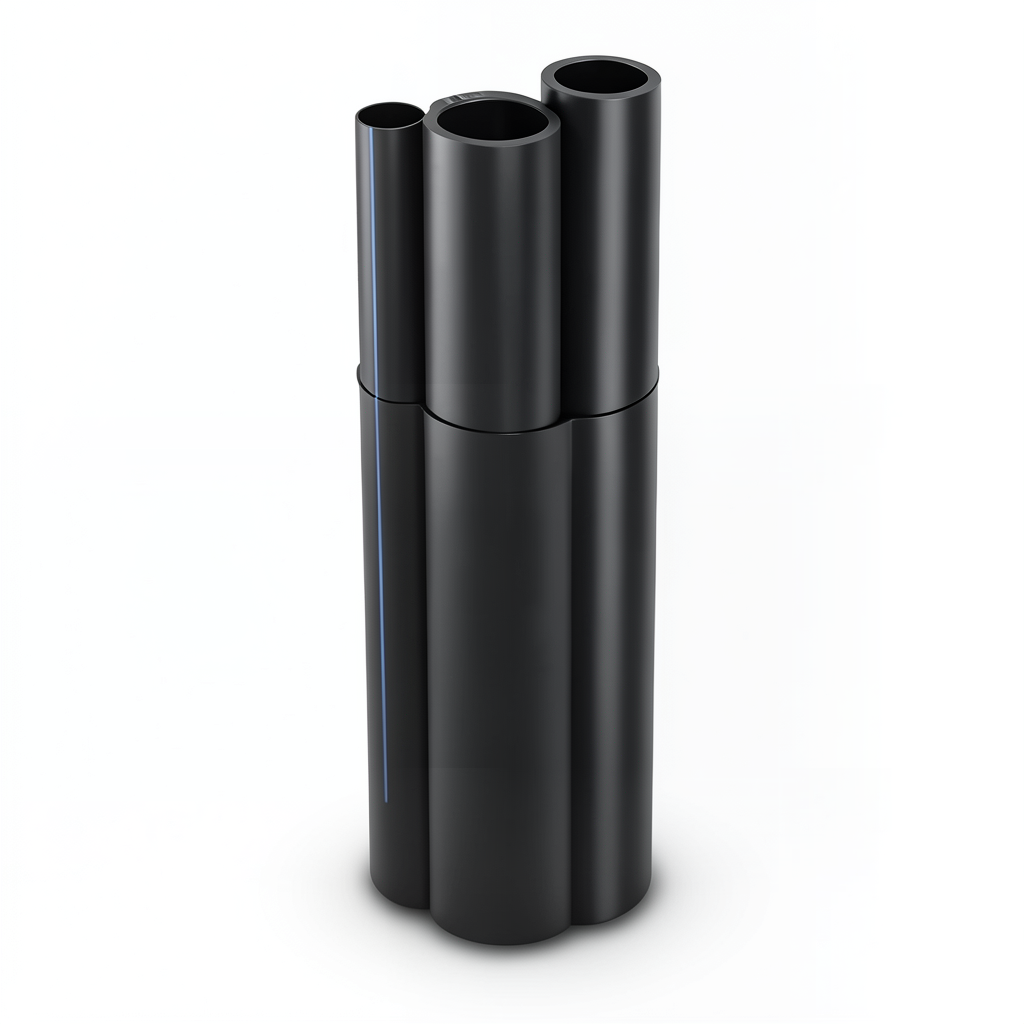 مواسير HDPE البولي ايثيلين الراجحي PE 80 ضغط 10 بار قطر خارجي 315 مم سمك 23.2 مم لون اسود