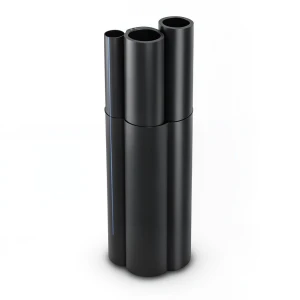 مواسير HDPE البولي ايثيلين الراجحي PE 80 ضغط 10 بار قطر خارجي 315 مم سمك 23.2 مم لون اسود