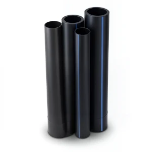 HDPE Pipes PE 80 Pressure 10 Bar Diameter 355 mm Thickness 26.1 mm Black