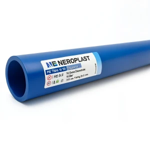 مواسير HDPE PE 100 ضغط 16 بار قطر خارجي 315 مم سمك 28.6 مم لون أزرق | نيبروبلاست