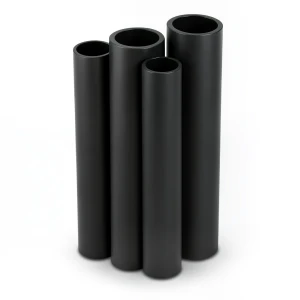 أنابيب HDPE PE 80 ضغط 10 بار قطر خارجي 400 مم سمك 29.4 مم لون أسود