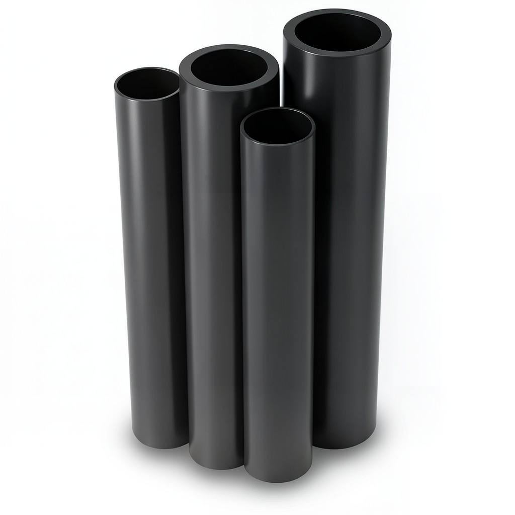 أنابيب HDPE الراجحي PE 80 ضغط 10 بار قطر خارجي 450 مم سمك 33.1 مم أسود