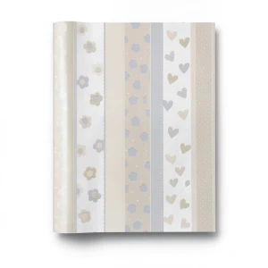 Youth and Children Wallpaper 10m x 0.53m Beige and Gray
