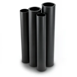 HDPE Pipes PE 80 Pressure 10 Bar Outer Diameter 500 mm Thickness 36.8 mm Black