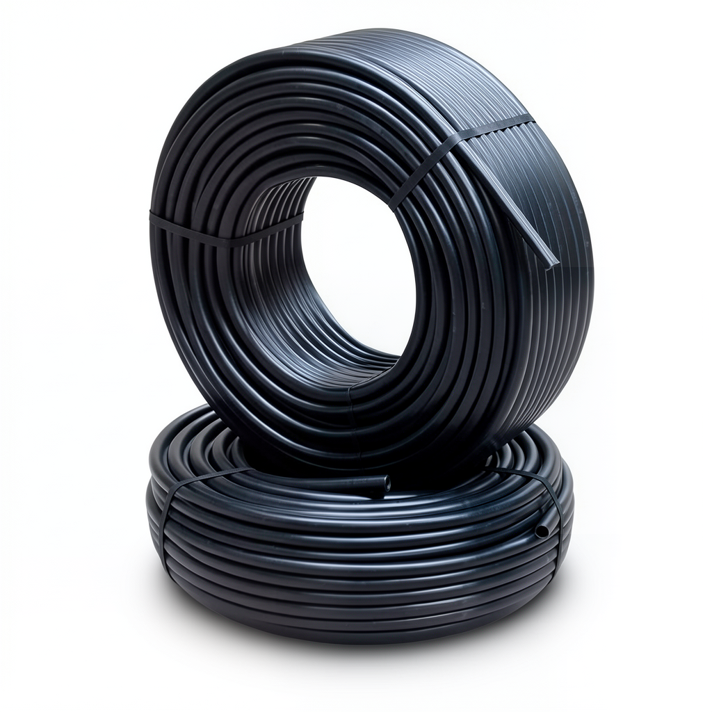 HDPE Pipes PE 63 Pressure 4 Bar Outside Diameter 50 mm Thickness 2 mm Black