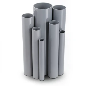 مواسير UPVC ضغط 13.8 بار مقاس 3 إنش سمك 4.47 مم لون رمادي