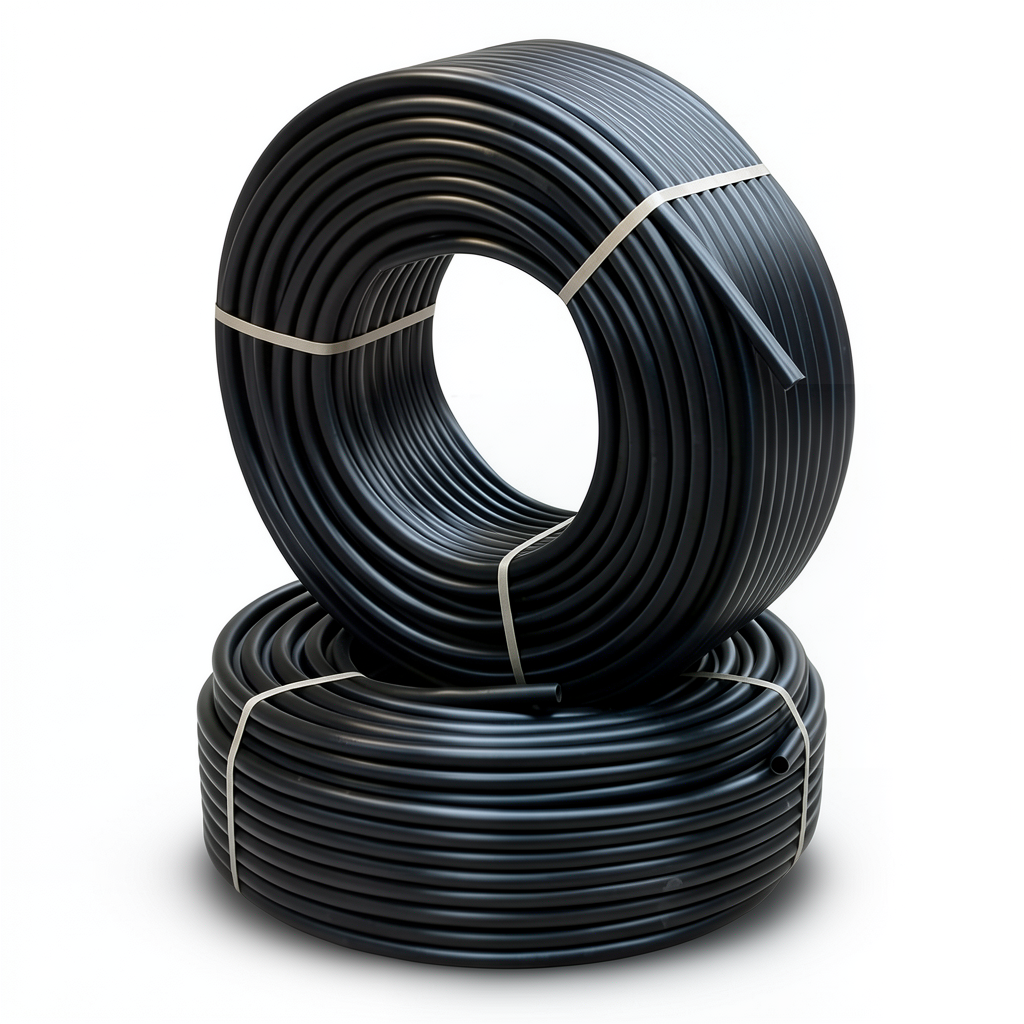أنابيب HDPE PE 63 ضغط 4 بار قطر خارجي 75 مم سمك 2.9 مم لون أسود