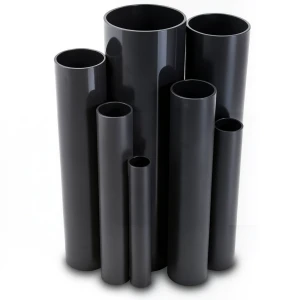 مواسير UPVC ضغط اسمي 11 بار مقاس 3 إنش سمك 3.43 مم لون أسود