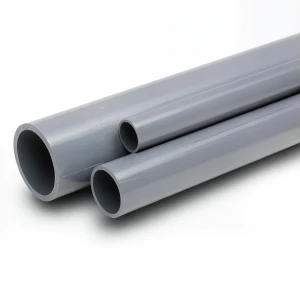 UPVC Pipes Pressure 10 Bar Outside Diameter 160 mm Thickness 7.7 mm Gray