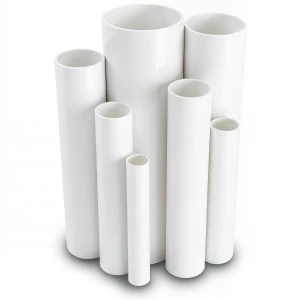 مواسير UPVC مقاس 3 إنش سمك 5.23 مم ضغط 17.2 بار لون أبيض