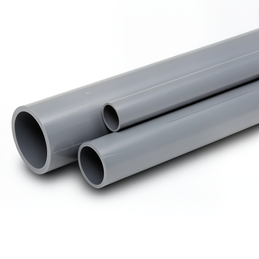 UPVC Pipes Pressure 10 Bar Outside Diameter 315 mm Thickness 15 mm Gray