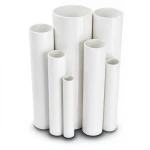 مواسير UPVC مقاس 3 إنش سمك 6.58 مم ضغط 21.7 بار لون أبيض