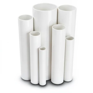 مواسير UPVC مقاس 3 إنش سمك 6.58 مم ضغط 21.7 بار لون أبيض
