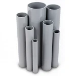 UPVC Pipes 3 Inch Thickness 6.58 mm Pressure 21.7 Bar Gray