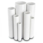 UPVC Pipes 6.9 Bar Pressure 4 Inch Size 2.8 mm Thickness White