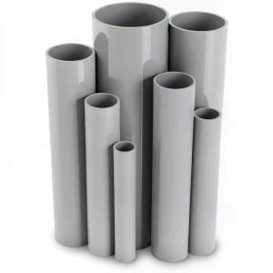 UPVC Pipes 4 Inch Thickness 2.8 mm Pressure 6.9 Bar Gray