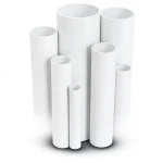 مواسير UPVC ضغط 8.6 بار مقاس 4 إنش سمك 3.51 مم لون أبيض