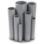 مواسير UPVC ضغط 8.6 بار مقاس 4 إنش سمك 3.51 مم لون رمادي