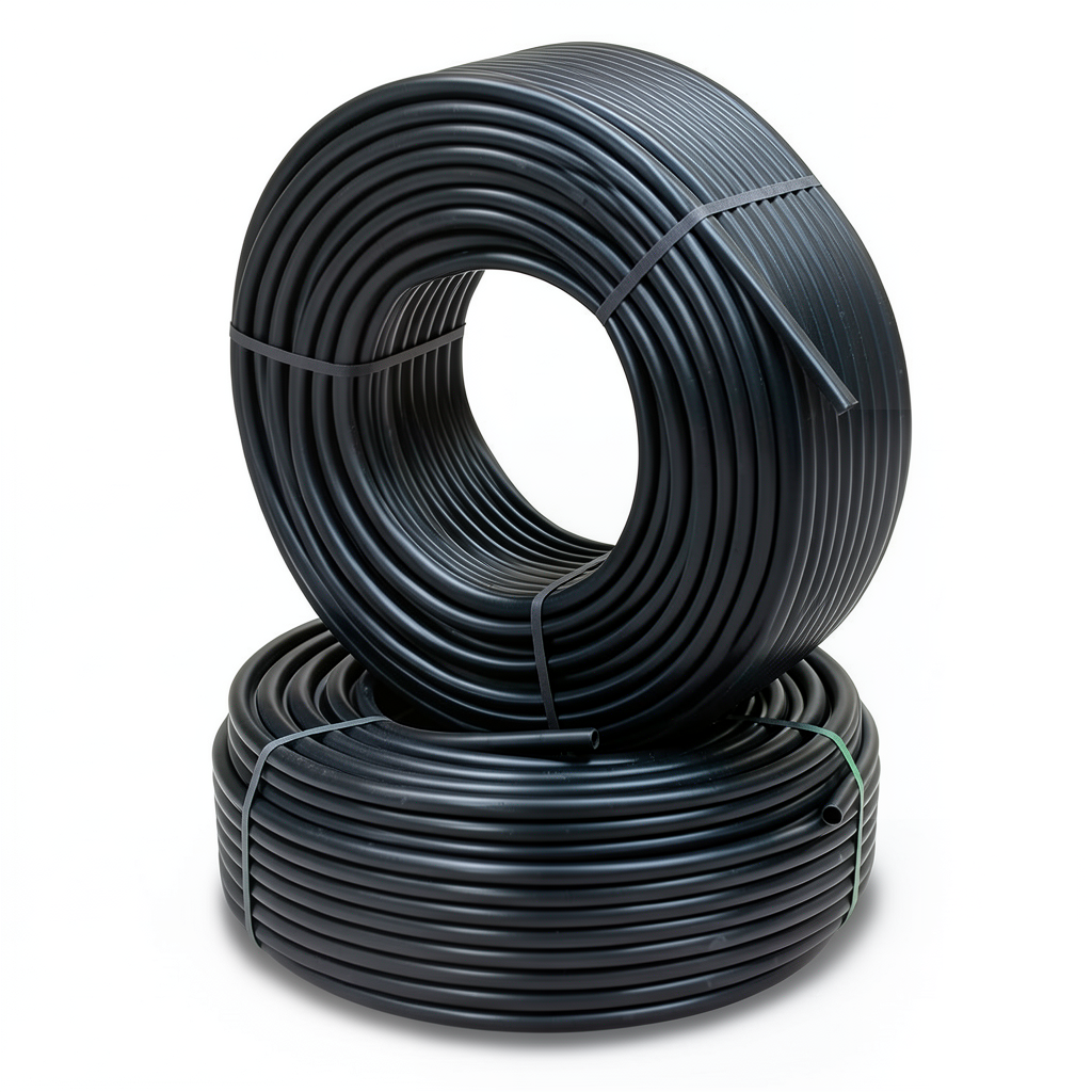 أنابيب HDPE الراجحي PE 63 ضغط 4 بار قطر 110 مم سمك 4.2 مم لون أسود