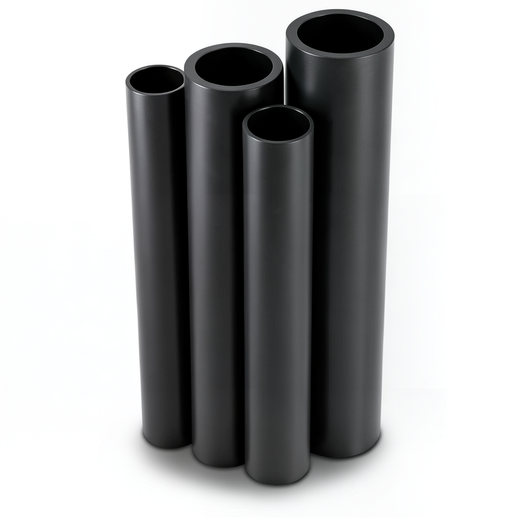 مواسير HDPE الراجحي PE 63 ضغط 4 بار قطر خارجي 140 مم سمك 5.4 مم لون أسود