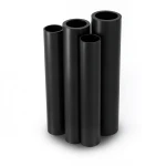 HDPE Pipes PE 63 Pressure 4 Bar Outside Diameter 160 mm Thickness 6.2 mm Black