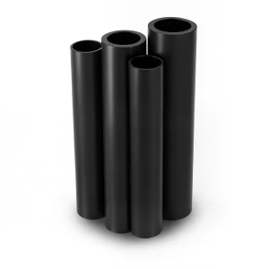 مواسير HDPE PE 63 ضغط 4 بار قطر خارجي 160 مم سمك 6.2 مم لون أسود