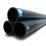مواسير HDPE نيبروبلاست PE 100 ضغط 12.5 بار قطر خارجي 250 مم سمك 18.4 مم لون اسود