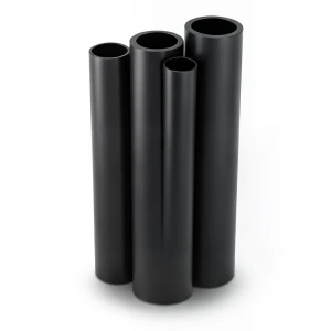 مواسير HDPE PE 63 ضغط 4 بار قطر خارجي 180 مم سمك 6.9 مم لون أسود