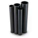 Al-Rajhi HDPE Pipes PE 63 Pressure 4 Bar Outside Diameter 200 mm Thickness 7.7 mm Black