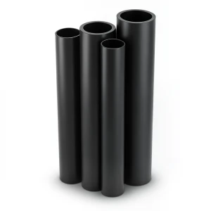 مواسير HDPE PE 63 ضغط 4 بار قطر 250 مم سمك 9.6 مم لون أسود