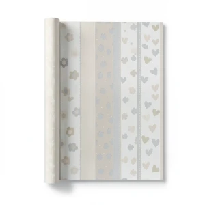 Youth and Children Wallpaper 10m x 0.53m Beige and Gray