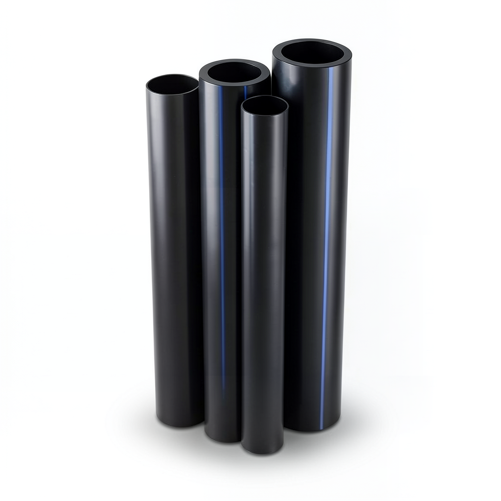 مواسير HDPE الراجحي PE 63 ضغط 4 بار قطر خارجي 280 مم سمك 10.7 مم لون أسود