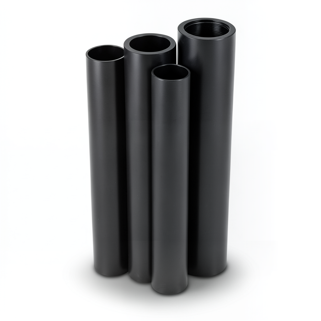 مواسير HDPE PE 63 ضغط 4 بار قطر خارجي 315 مم سمك 12.1 مم لون أسود