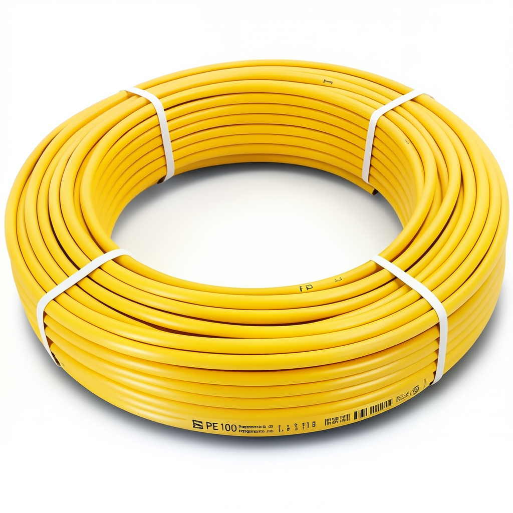 HDPE Pipes PE 100 Pressure 10 Bar 40 mm OD Thickness 2.4 mm Yellow | NEPROPLAST