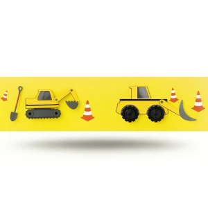 German Wallpaper Youth and Children 10m x 0.53m Yellow, Model 465501