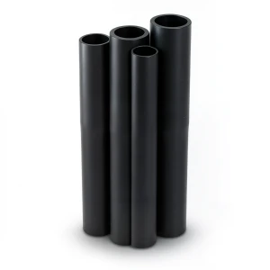 HDPE Pipes PE 63 Pressure 4 Bar Outside Diameter 400 mm Thickness 15.3 mm Black