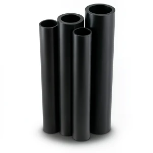 Al-Rajhi HDPE Pipes PE 63 Pressure 4 Bar OD 500 mm Thickness 19.1 mm Black