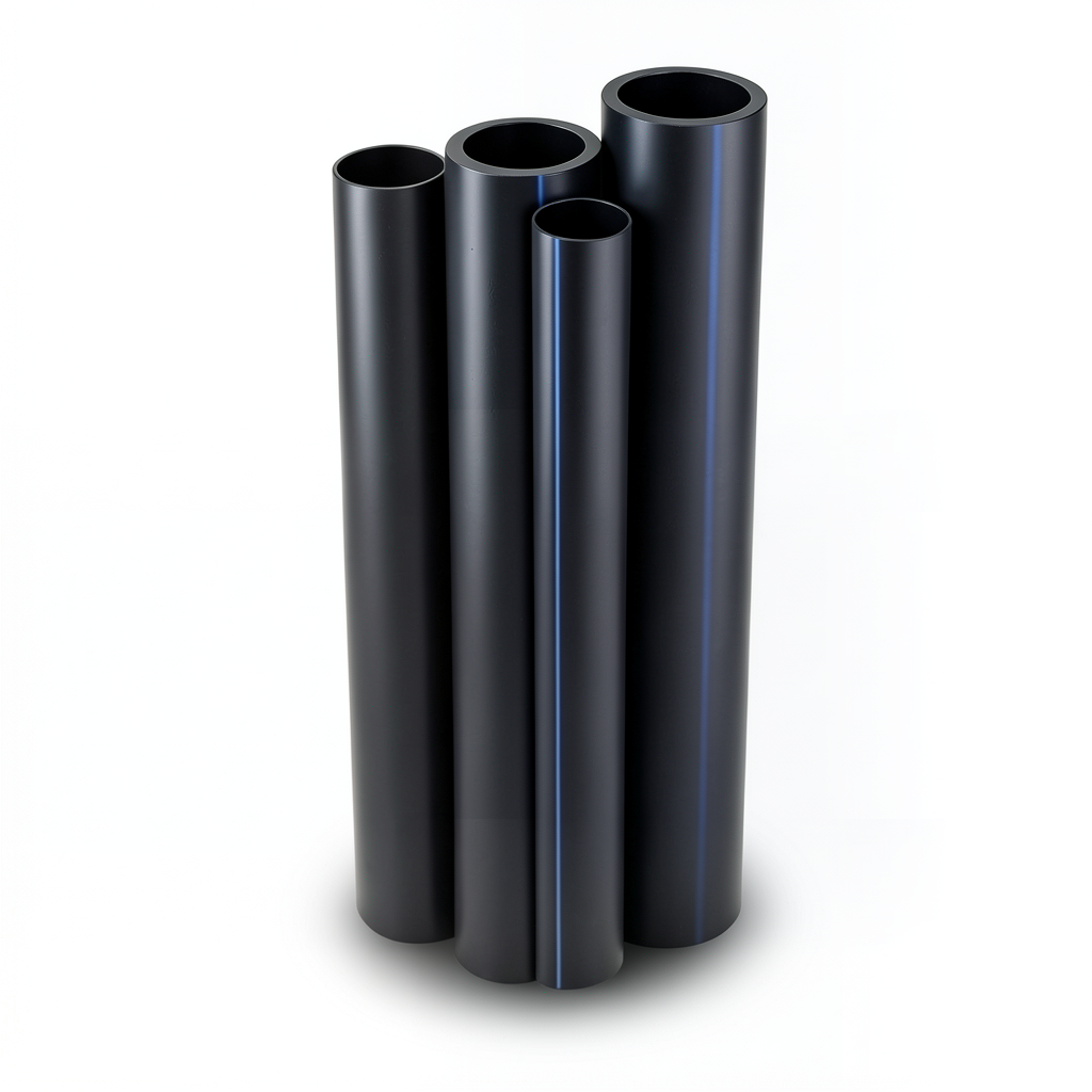 مواسير HDPE البولي ايثيلين عالي الكثافة الراجحي PE 63 ضغط 4 بار قطر خارجي 560 مم سمك 21.4 مم لون اسود