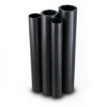 HDPE Pipes PE 63 Pressure 4 Bar Outside Diameter 630 mm Thickness 24.1 mm Black