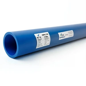 مواسير HDPE PE 100 ضغط 16 بار قطر خارجي 225 مم سمك 20.5 مم أزرق | نيبروبلاست