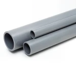 مواسير UPVC ضغط 6 بار قطر خارجي 225 مم سمك 6.6 مم لون رمادي