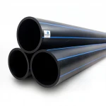 مواسير HDPE نيبروبلاست PE 100 ضغط 12.5 بار قطر خارجي 630 مم سمك 46.3 مم لون اسود